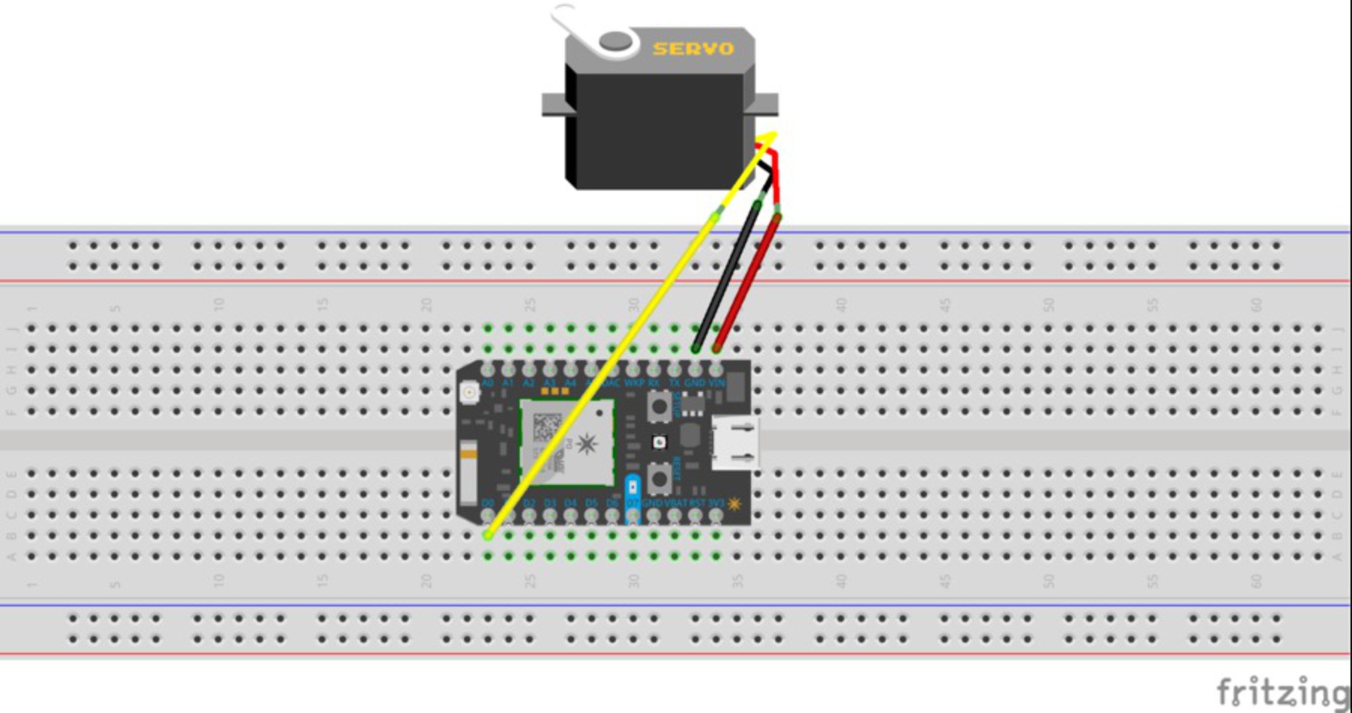 Circuit servo bb.thumb