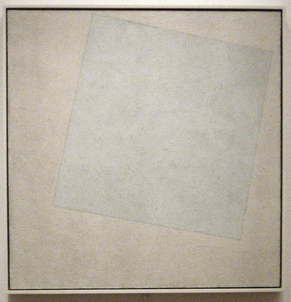 Kazimir malevich   'suprematist composition  white on white'  oil on canvas  1918  museum of modern art.thumb
