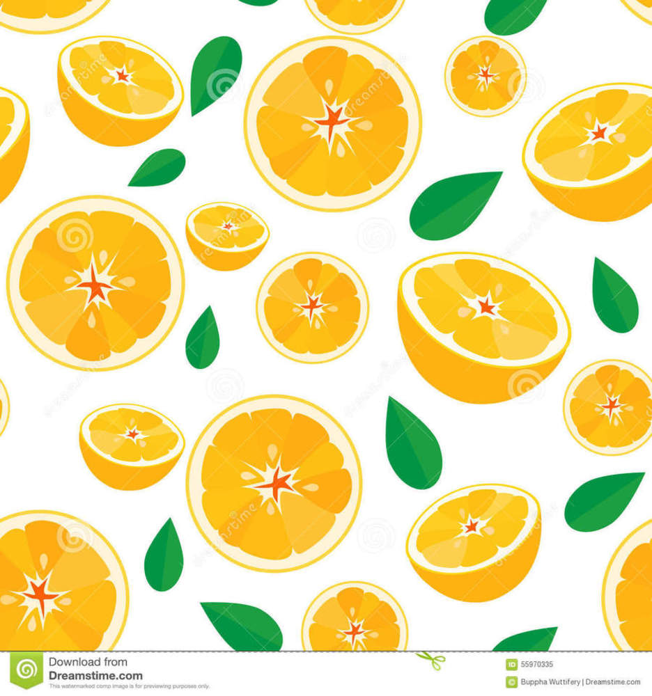 Orange fruit seamless pattern background healthy food vector 55970335.thumb